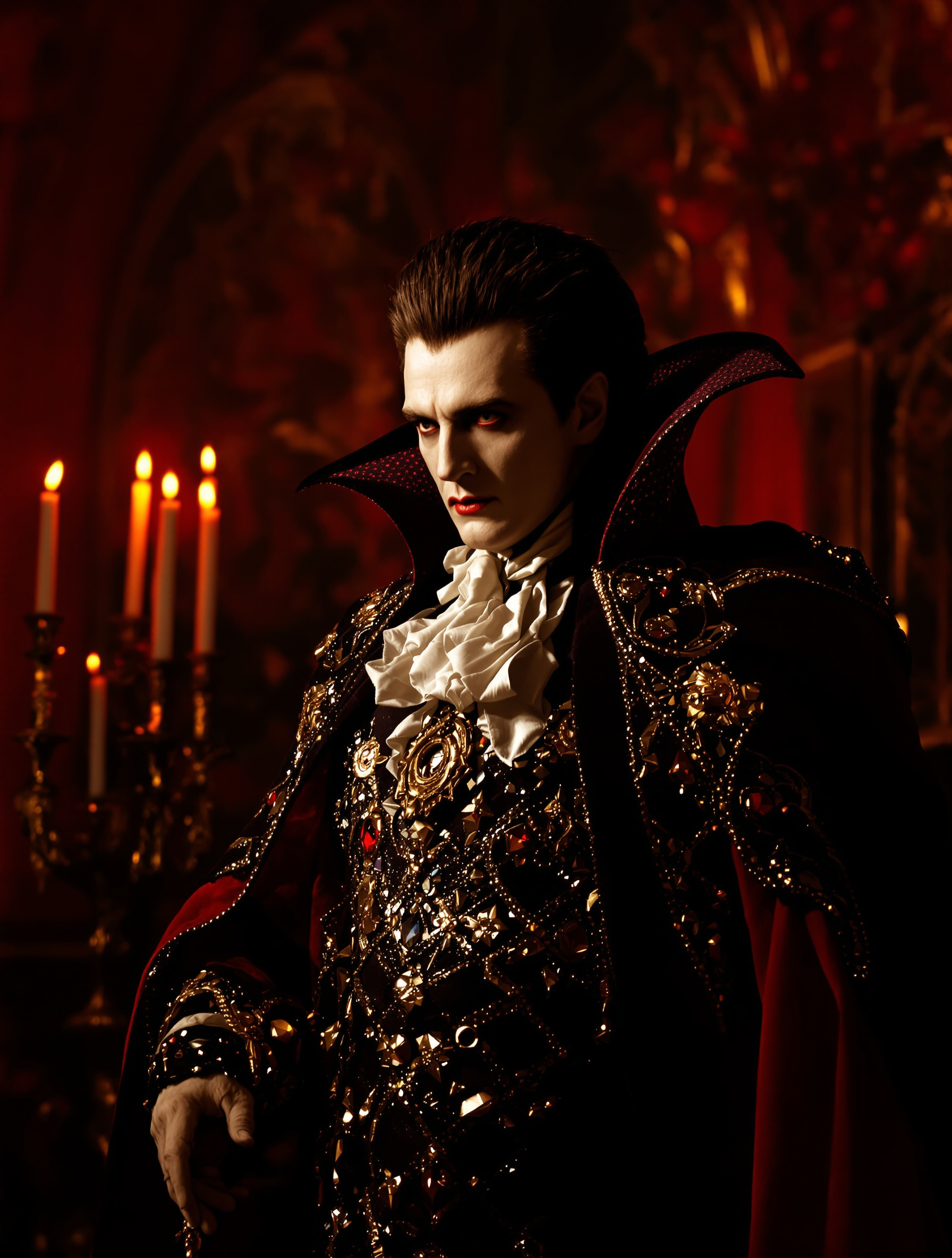 Gary Oldman en Dracula flamboyant dans le film de Coppola