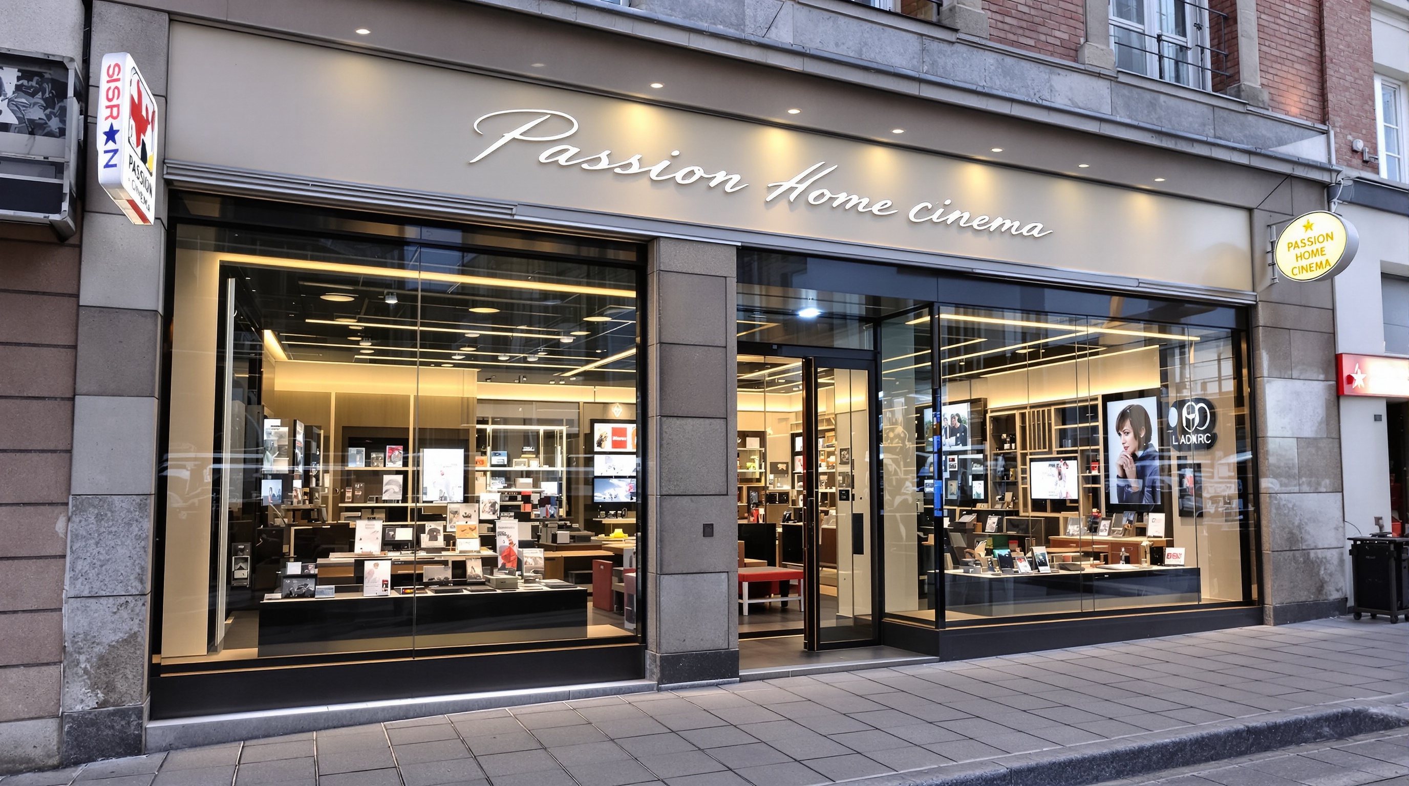 Façade élégante du magasin Passion Home Cinema à Cormontreuil