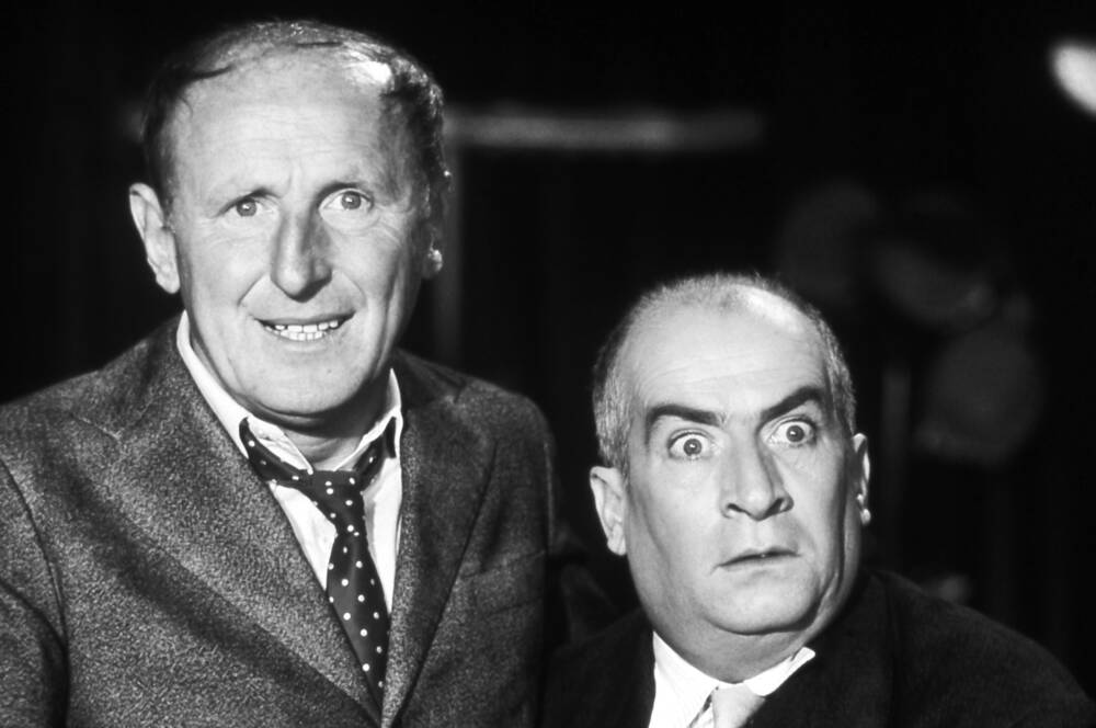Louis de Funès et Bourvil dans La Grande Vadrouille