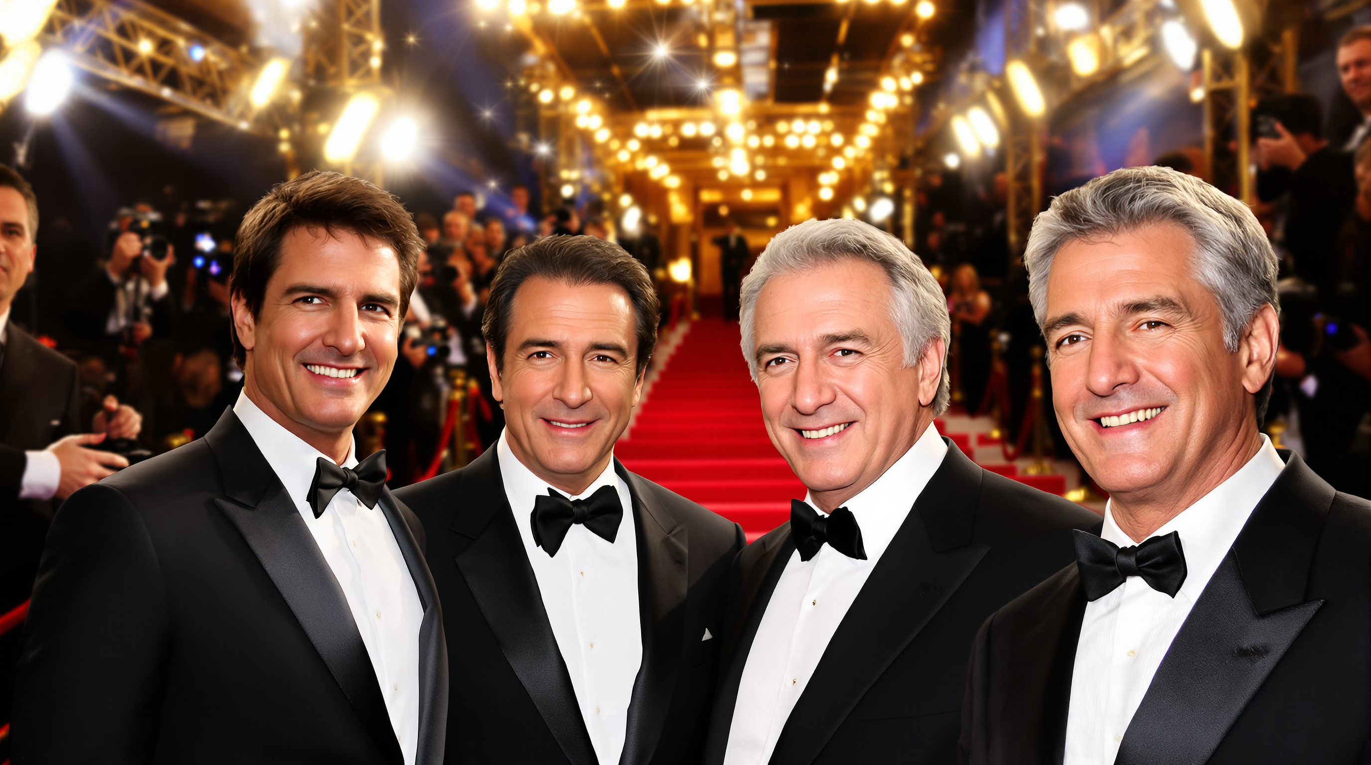 Acteurs de petite taille : Tom Cruise, Al Pacino, Dustin Hoffman et Danny DeVito sur tapis rouge
