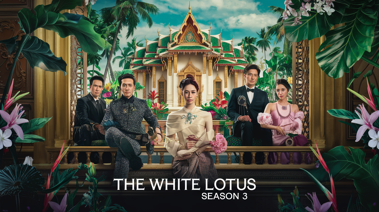 Affiche promotionnelle de The White Lotus Saison 3